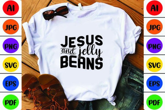 Jesus and Jelly Beans T-Shirt Designs