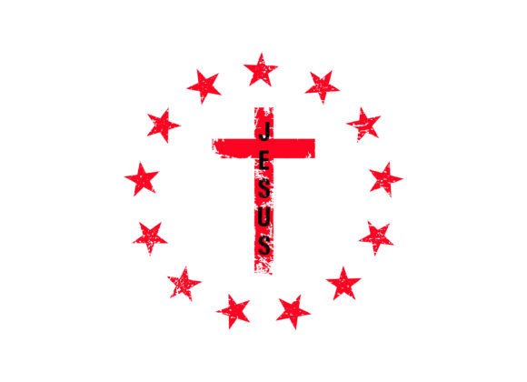 Jesus Cross Design for T-Shirt Designs
