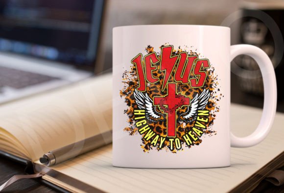 Jesus Highway to Heaven Png, T-Shirt Designs
