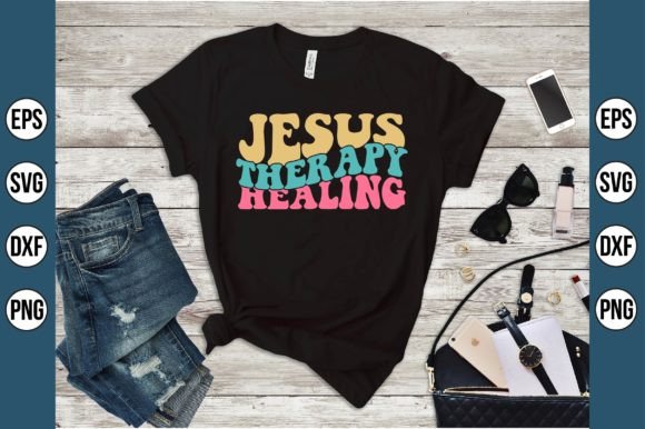 Jesus Therapy Healing T-Shirt Designs