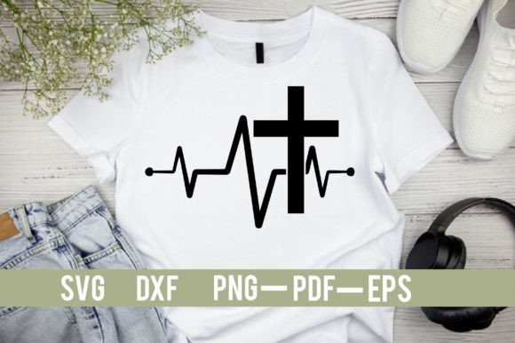 Religion Jesus Christ with Heartbeat